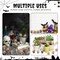 40 Pcs Halloween Mini Skulls Miniature Resin Skeleton Heads Figurine Bulk Creepy Mini Skull Statues Decorations for Halloween Miniature Dollhouse Garden Vase Table Decor Party Favor